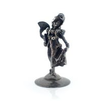 Vintage silver statuette of a dancing lady