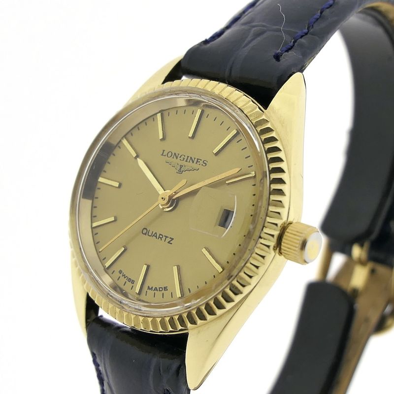 Image 2 of Longines Datejust; Vintage 18k gold women's watch