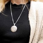 Image 6 of Silver quarter as a pendant | Wilhelmina 1941