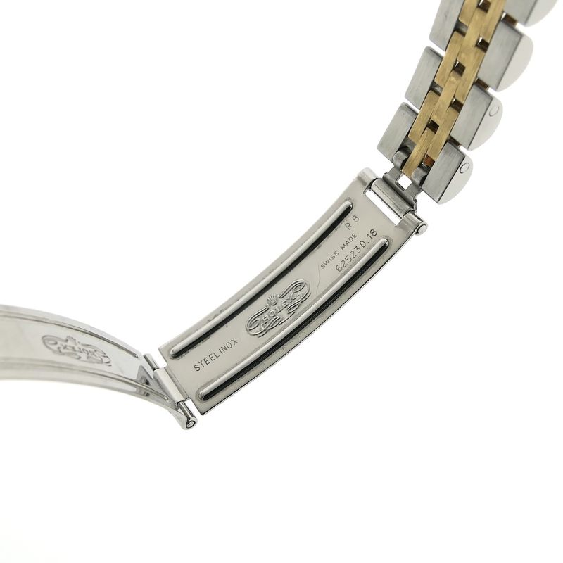 Image 15 of Rolex Lady-Datejust 26mm 69173; 18k. Vintage 18k. gold/steel women's watch with diamonds