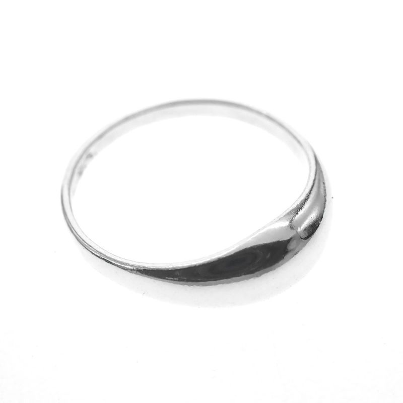 Image 7 of Silver children's ring with a domed design