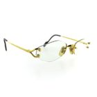 Image 2 of Vintage Cartier glasses with clear glass; Vermeil; 18-130