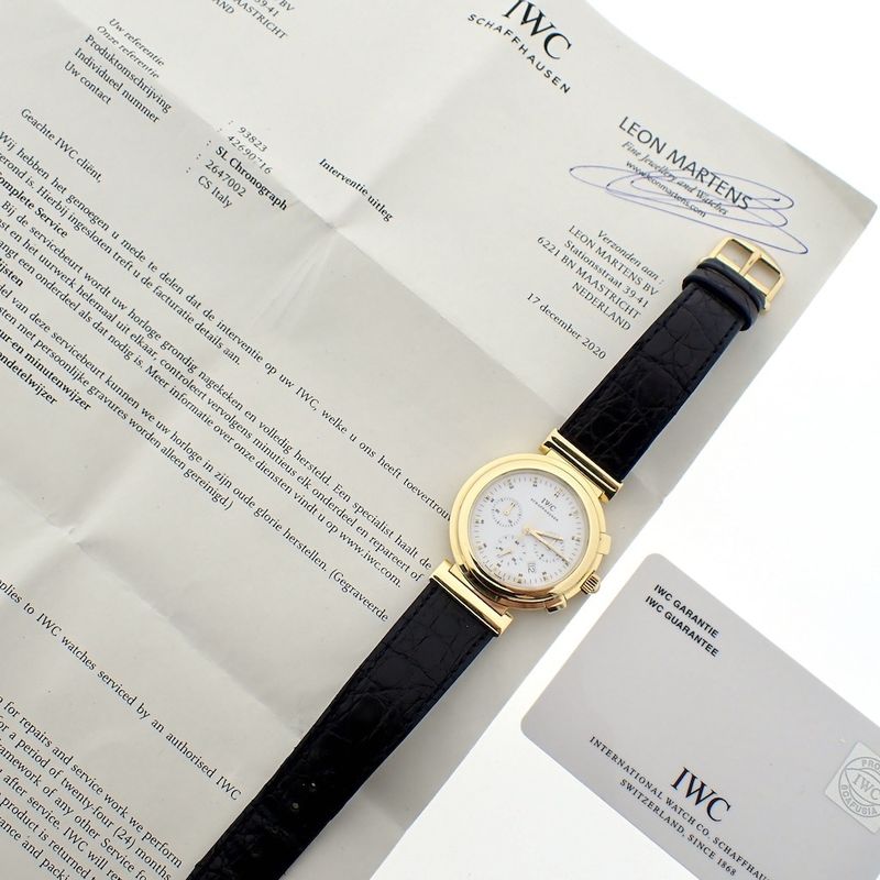 Image 7 of IWC Da Vinci SL Chronograph; 18k. men's watch