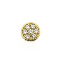 Gold pendant with diamonds; 0.37 ct.