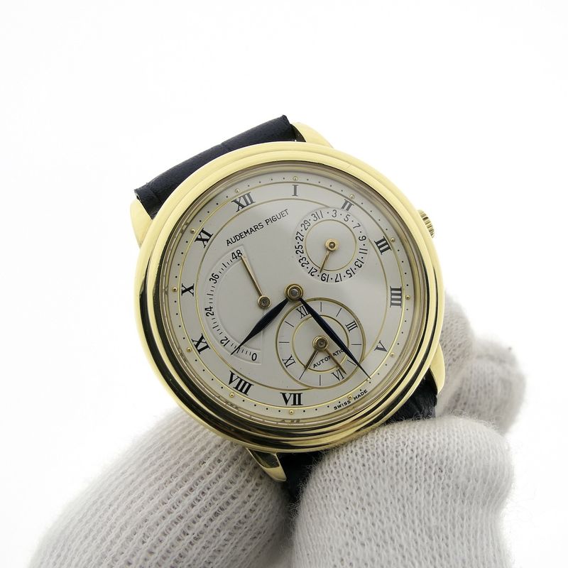 Image 12 of Audemars Piguet 'Dual Time' 25685BA; Automatic 18k gold men's watch