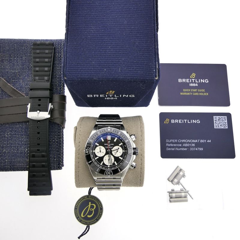 Image 4 of Breitling Super Chronomat B01 44; Automatic men's watch