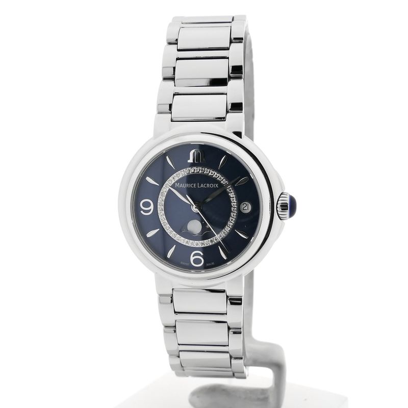 Image 13 of Maurice Lacroix Fiaba FA1084-SS002-420-1; Women's watch with diamonds and moon phase