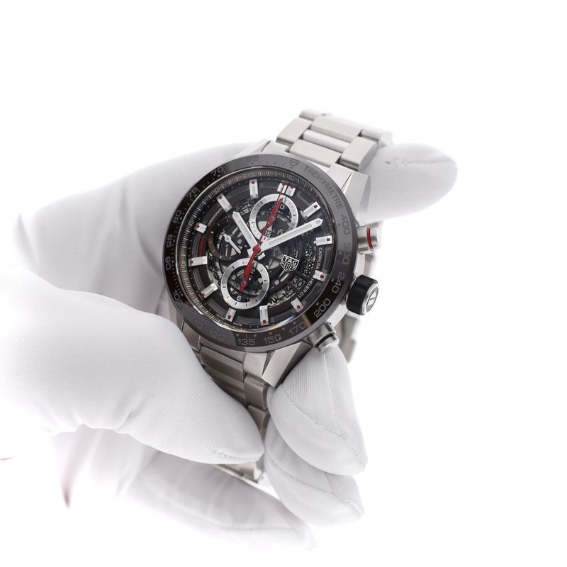 Image 9 of TAG Heuer Carrera 'Calibre 01' CAR201U; Chronograph men's watch