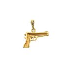 Image 3 of 18K Gold Pistol Pendant