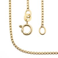 Long gold Venetian link necklace | 61 cm