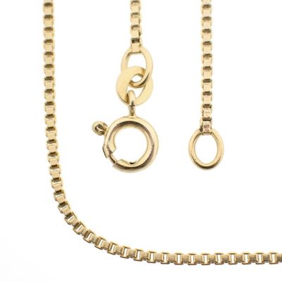 Long gold Venetian link necklace | 61 cm Image 1 of Long gold Venetian link necklace | 61 cm