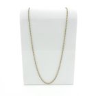 Image 1 of Gold long Singapore link chain