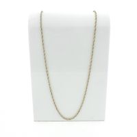 Gold long Singapore link chain