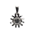 Image 1 of White gold solitaire pendant with 0.31 ct diamond.