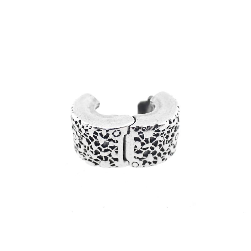 Image 5 of Pandora clip charm; Silver; Lace