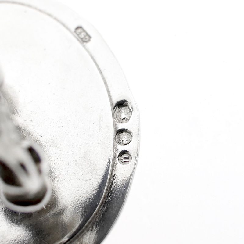 Image 6 of Antique silver statuette of a man with a yoke