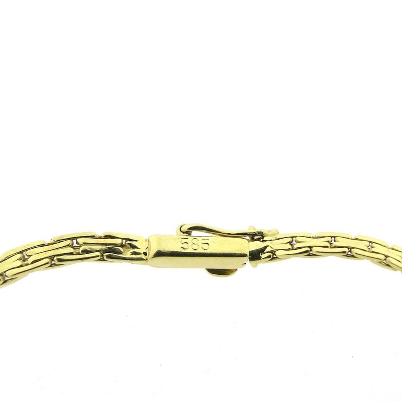 Image 6 of Vintage gold fantasy link bracelet 0.005 ct. | 19 cm