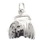 Image 1 of Silver pendant; Baseball glove
