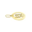 Image 6 of Gold zodiac sign pendant; Gemini