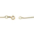 Image 3 of Gold thin gourmet link necklace | 57.5 cm