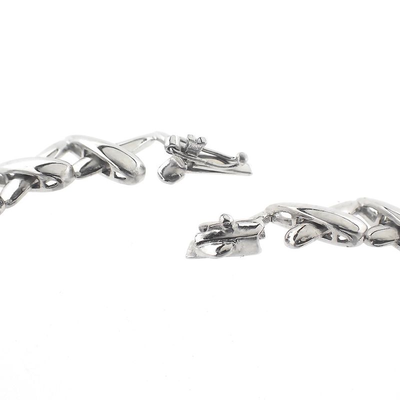 Image 7 of White gold fantasy link bracelet