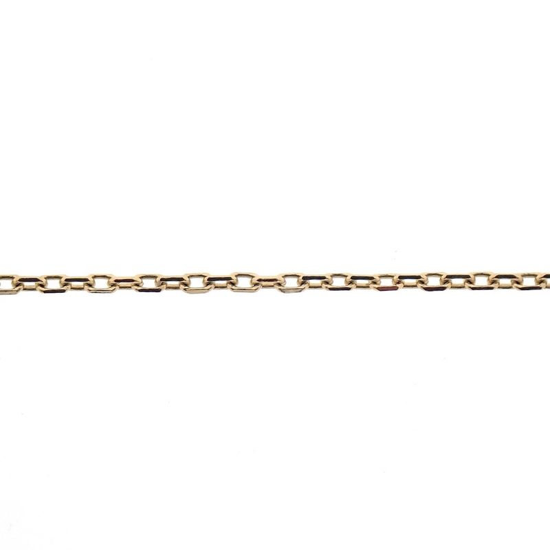 Image 6 of Gold anchor link chain with fixed pendant | 42 cm