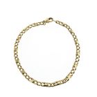 Image 4 of Gold Figaro link bracelet | 20.5 cm