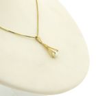 Image 8 of Gold solitaire pendant with pearl | Vintage
