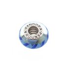 Image 1 of Pandora charm; Silver; Blue Stripes