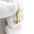 Image 9 of Gold pendant of an anchor with rope