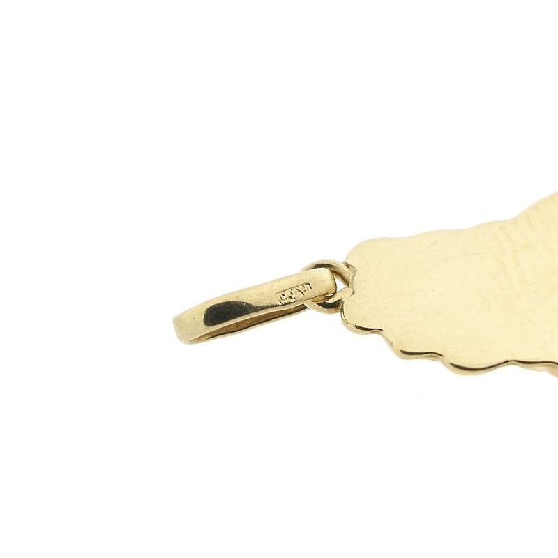 Image 6 of Gold Disney pendant; Winnie the Pooh