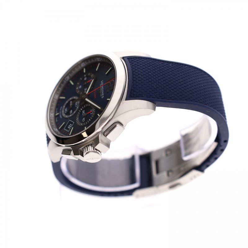 Image 9 of Longines V.H.P. Chronograph L3.717.4.96.9; Men's Watch