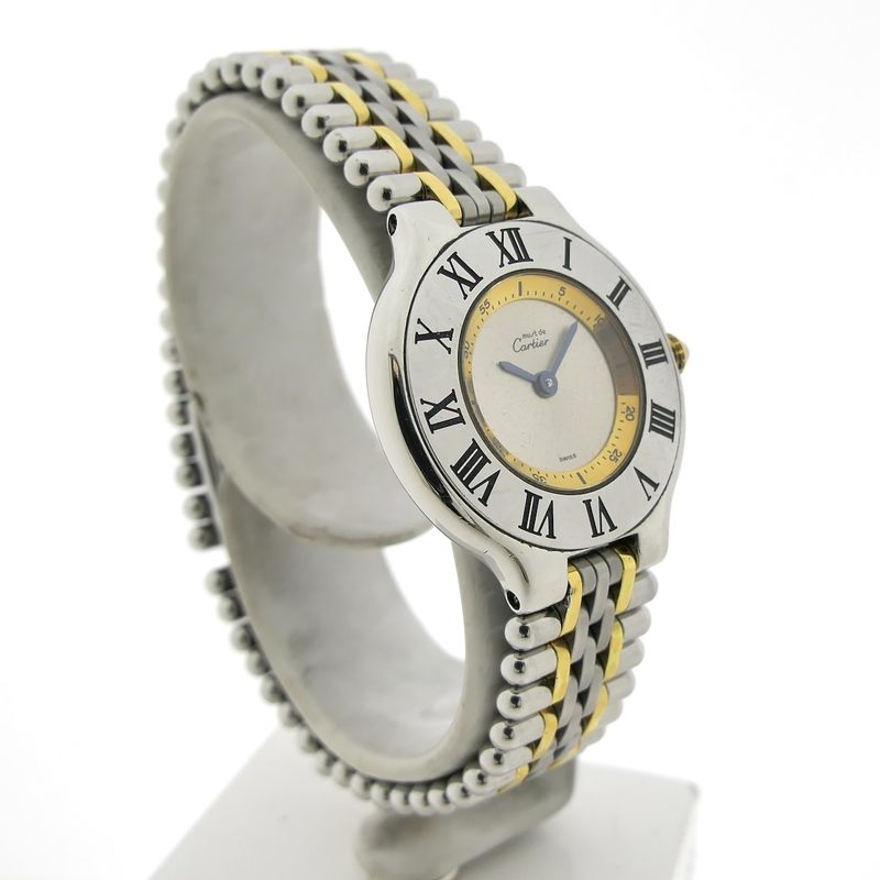 Image 3 of Cartier Must 21; Bi-color women's watch