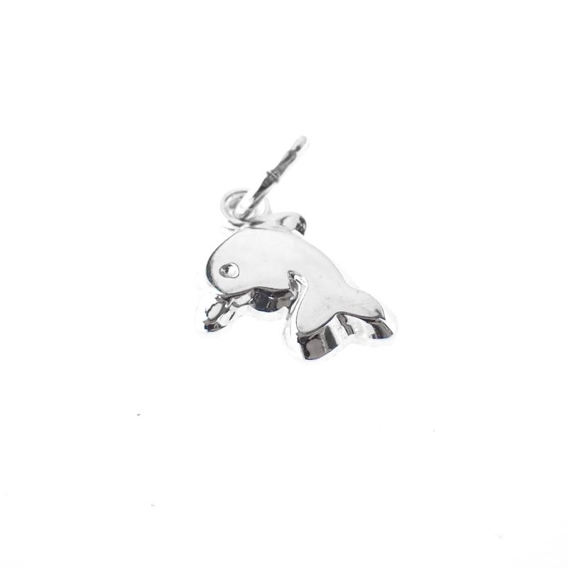 Image 2 of Silver pendant; Dolphin