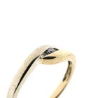 Image 4 of Jeunesse two-tone gold ring with diamond; 0.02 ct