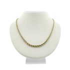 Image 1 of Gold twisted link necklace