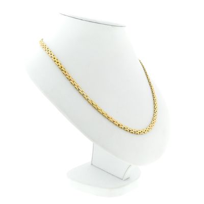 Image 2 of Tricolor gold fantasy link necklace