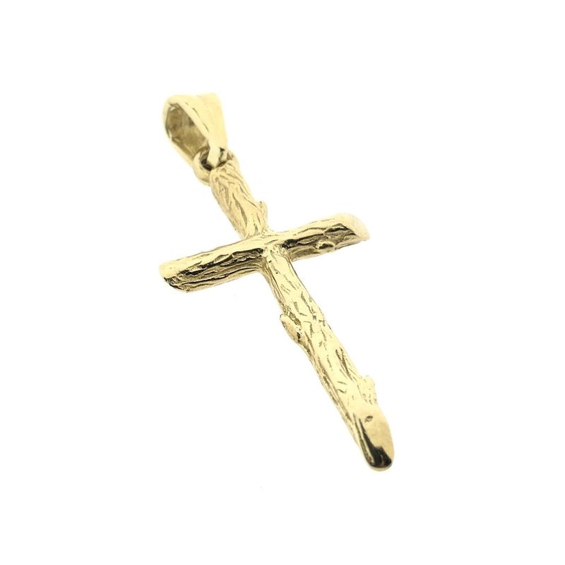Image 2 of Gold pendant of a cross