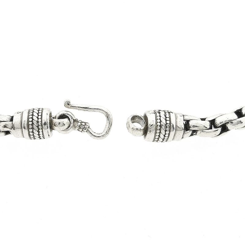 Image 6 of Solid silver fantasy link chain | 44 cm