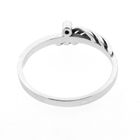 Image 6 of White gold ring with diamond 0.01 ct.