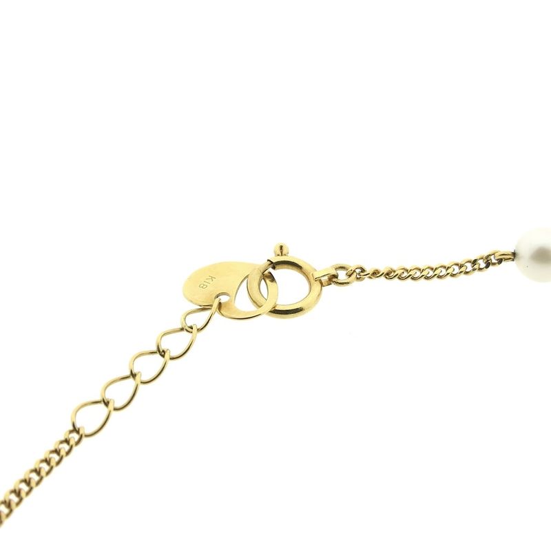 Image 3 of Gold bracelet with pearls