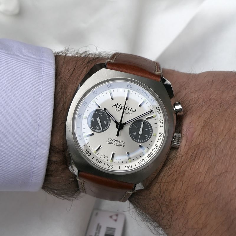 Image 18 of Alpina Startimer Heritage Chronograph; Automatic men's watch