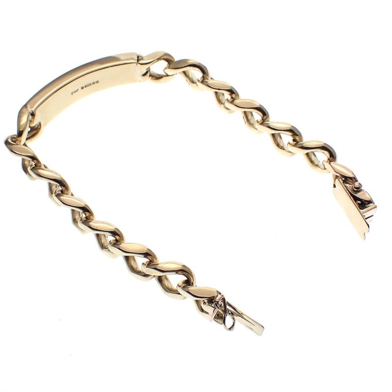 Image 5 of 9 carat gourmet link bracelet with engraving plate