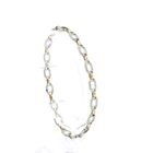 Image 1 of 18K Cartier Santos gold/steel link bracelet | 19 cm (+ extra links)