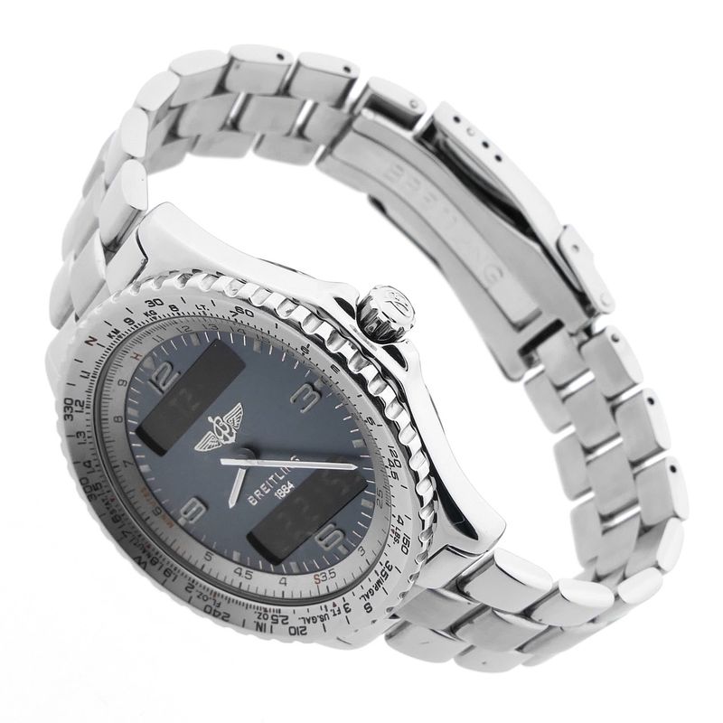 Image 7 of Breitling Chronospace; Analog/digital pilot's watch