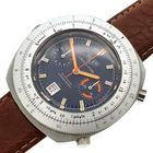 Image 10 of Heuer Calculator; Vintage chronograaf heren horloge