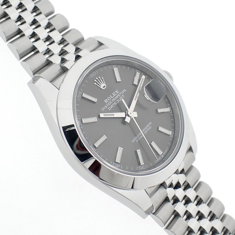 Image 1 of Rolex Datejust 126300; Men's watch with rhodium dial