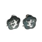 Image 1 of Siam silver clip-on earrings; Goddess Meccalah