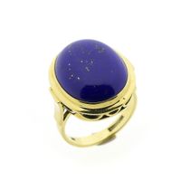 Gold ring with Lapis Lazuli | Vintage