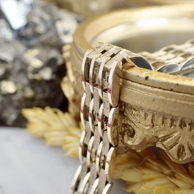 Image 2 of Gold tank link bracelet